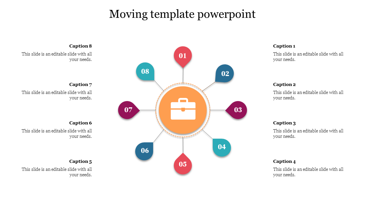 Creative Moving Template PowerPoint Free Slides